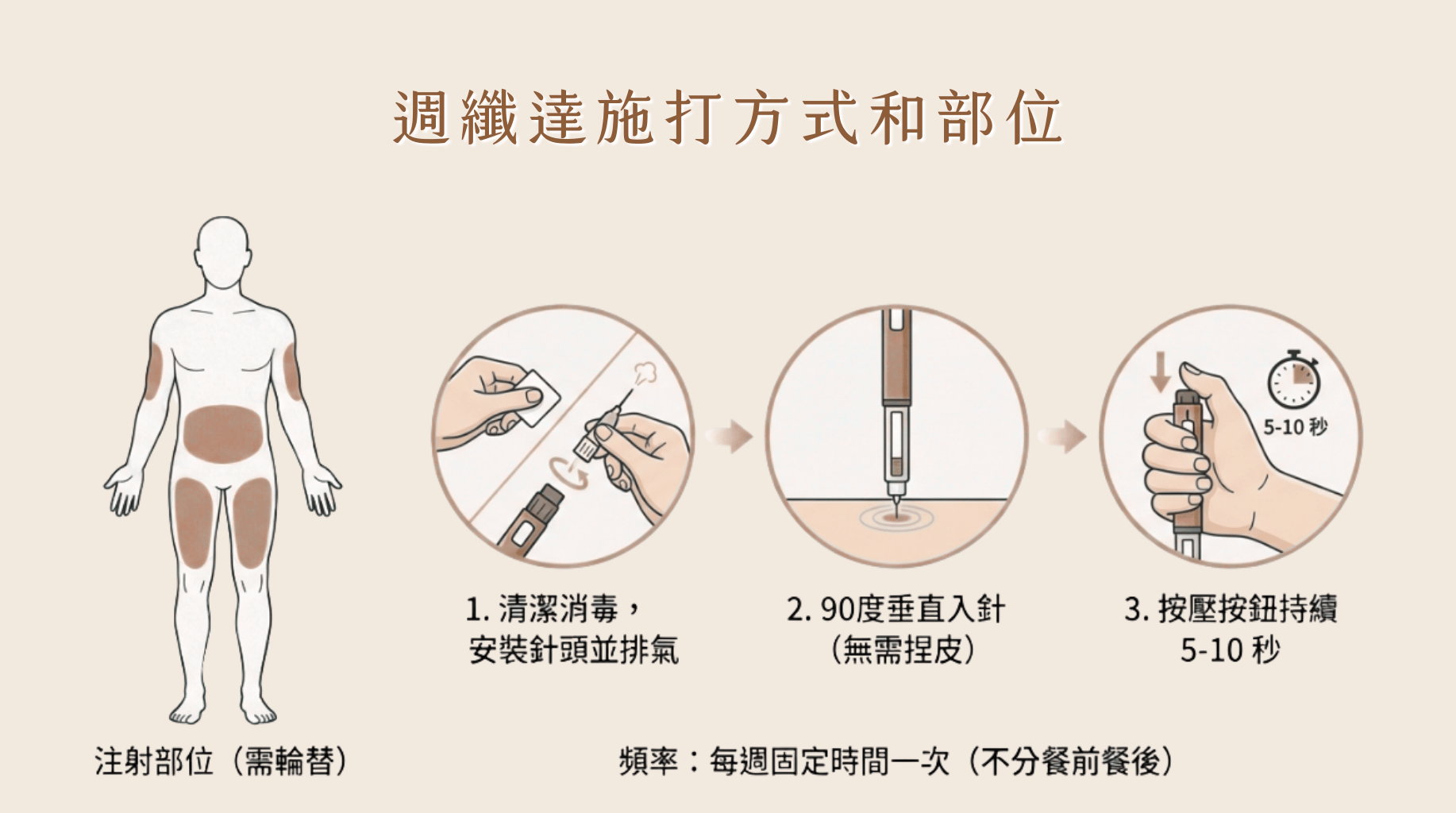 週纖達施打方式,減肥,賦真妍